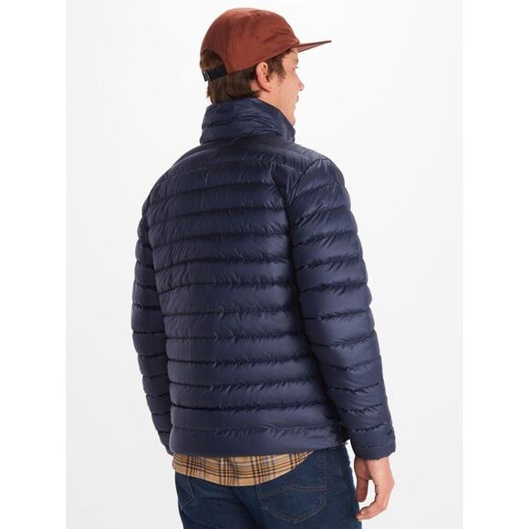 Marmot Men's Highlander Full Zip Down Jacket Arctic Navy Size Medium NWT - Picture 4 of 13